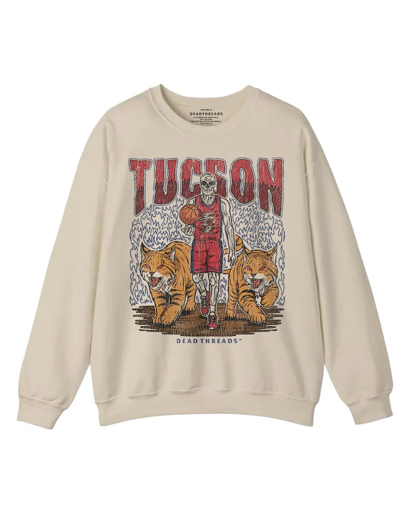 TUCSON BASKETBALL CREWNECK SWEATSHIRT – Sweatshirt – Dead Threads Apparel
