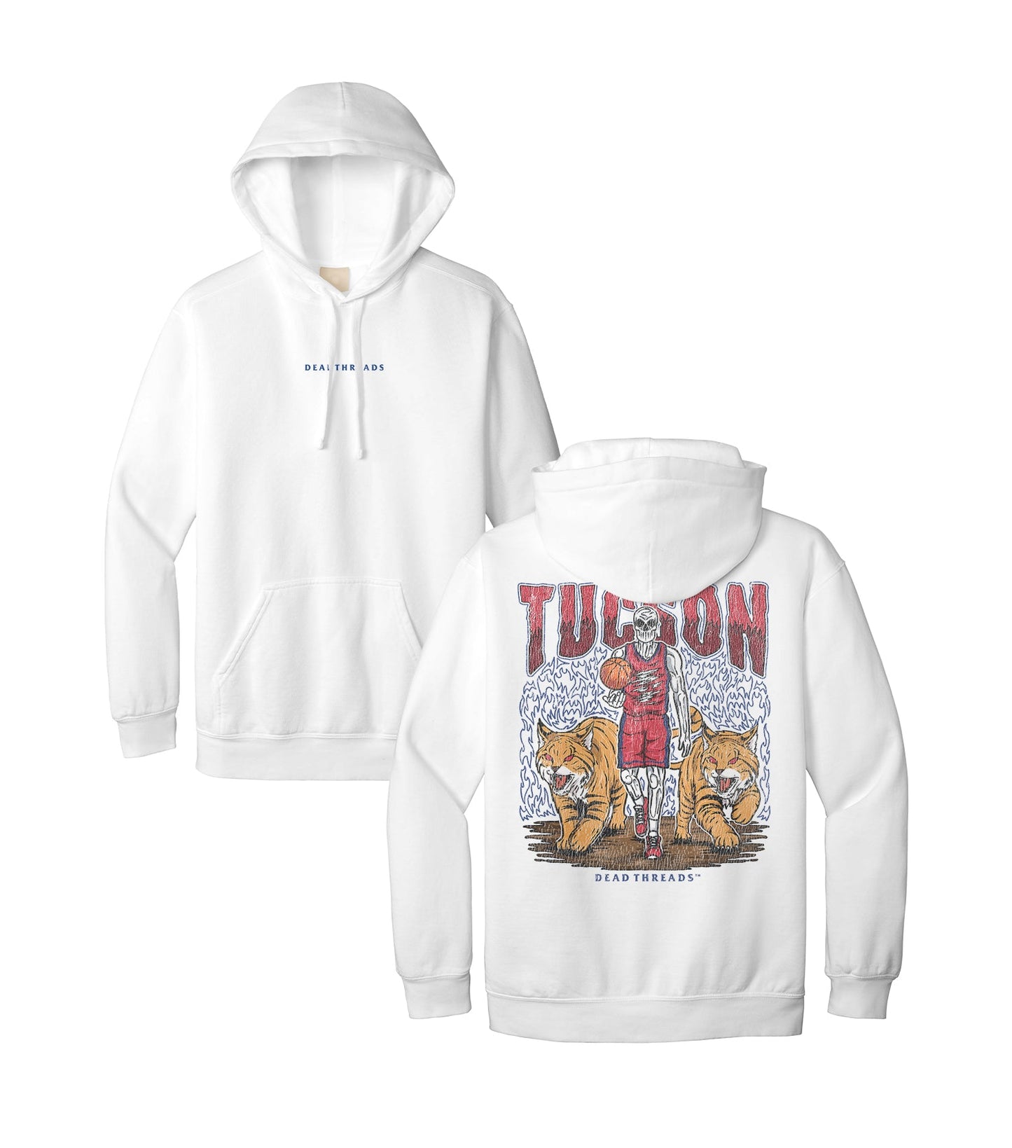 TUCSON BASKETBALL - “DT ESSENTIAL" HOODIE – Hoodie – Dead Threads Apparel