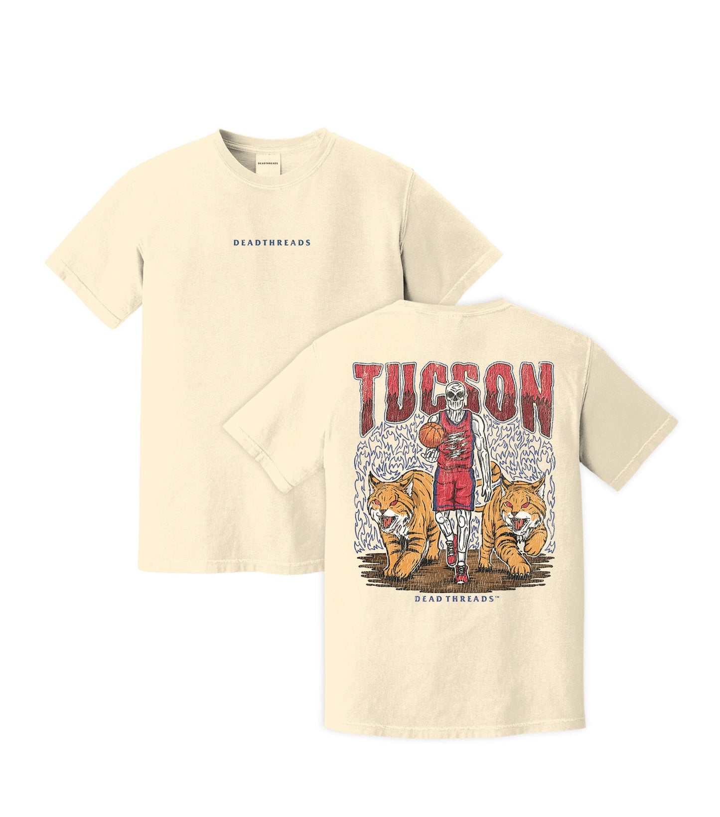 TUCSON BASKETBALL - “DT ESSENTIAL" PREMIUM T - SHIRT – T-Shirt – Dead Threads Apparel