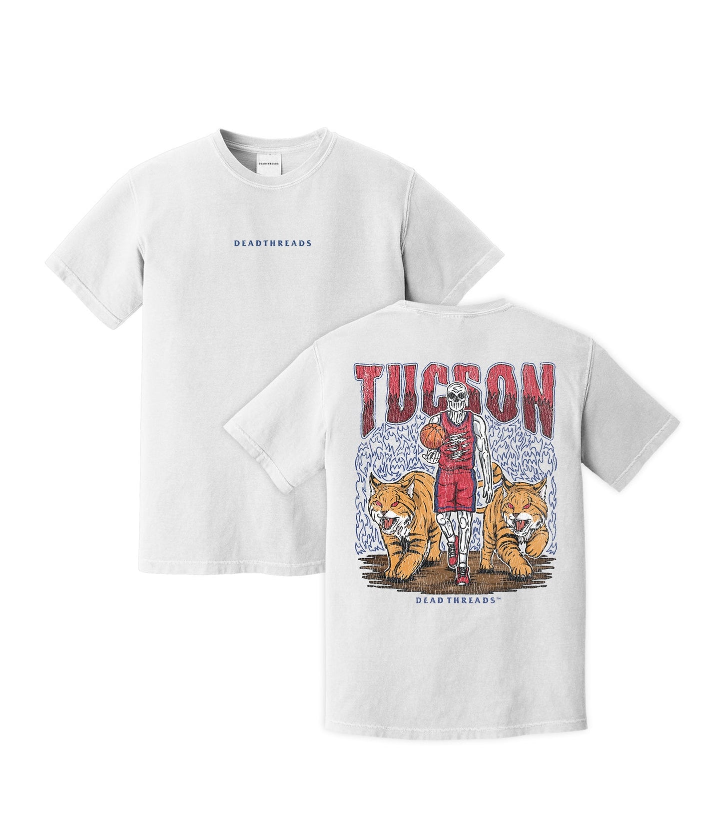 TUCSON BASKETBALL - “DT ESSENTIAL" PREMIUM T - SHIRT – T-Shirt – Dead Threads Apparel