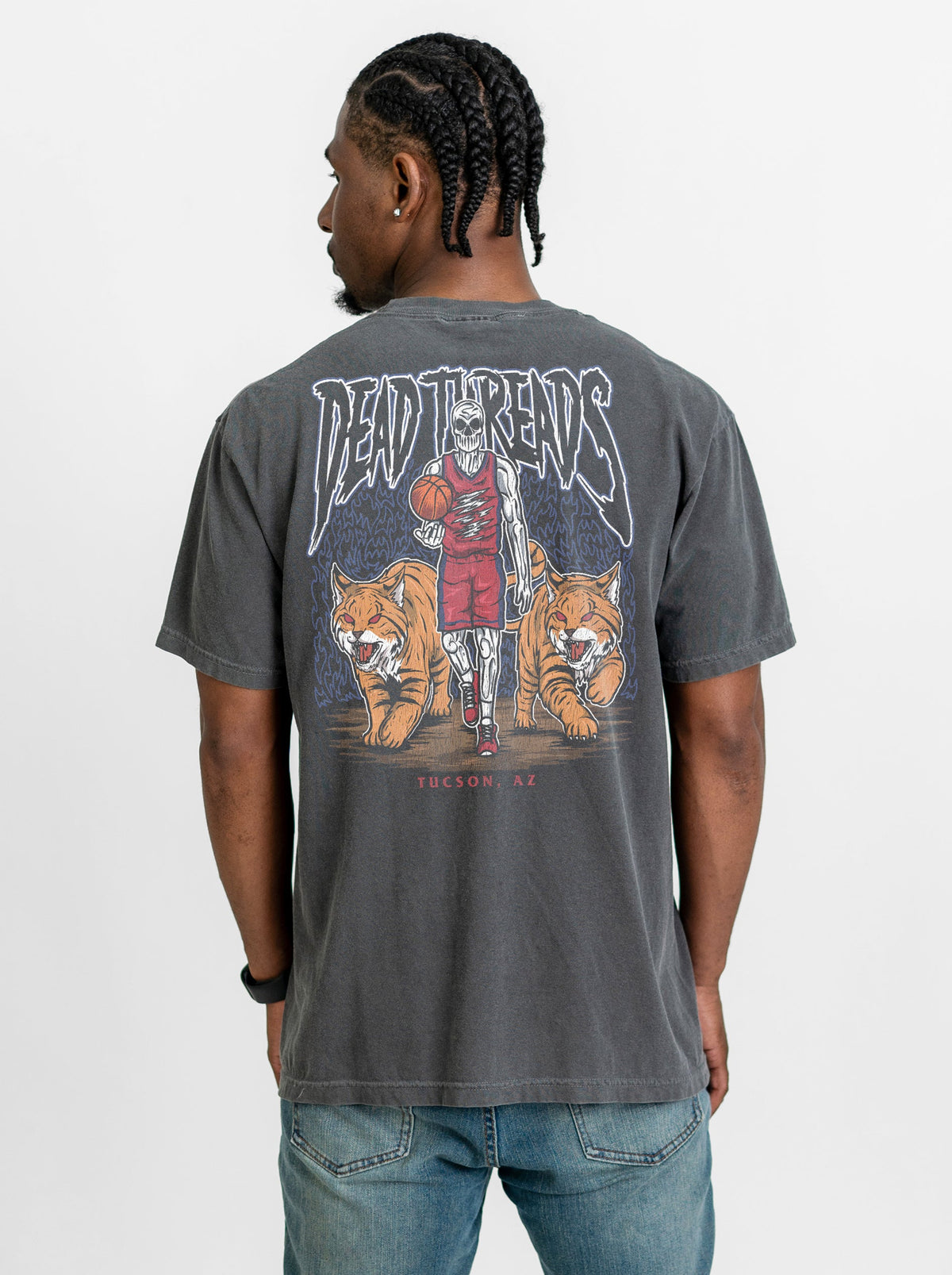 TUCSON BASKETBALL - “DT ESSENTIAL" PREMIUM T-SHIRT – T-Shirt – Dead Threads Apparel