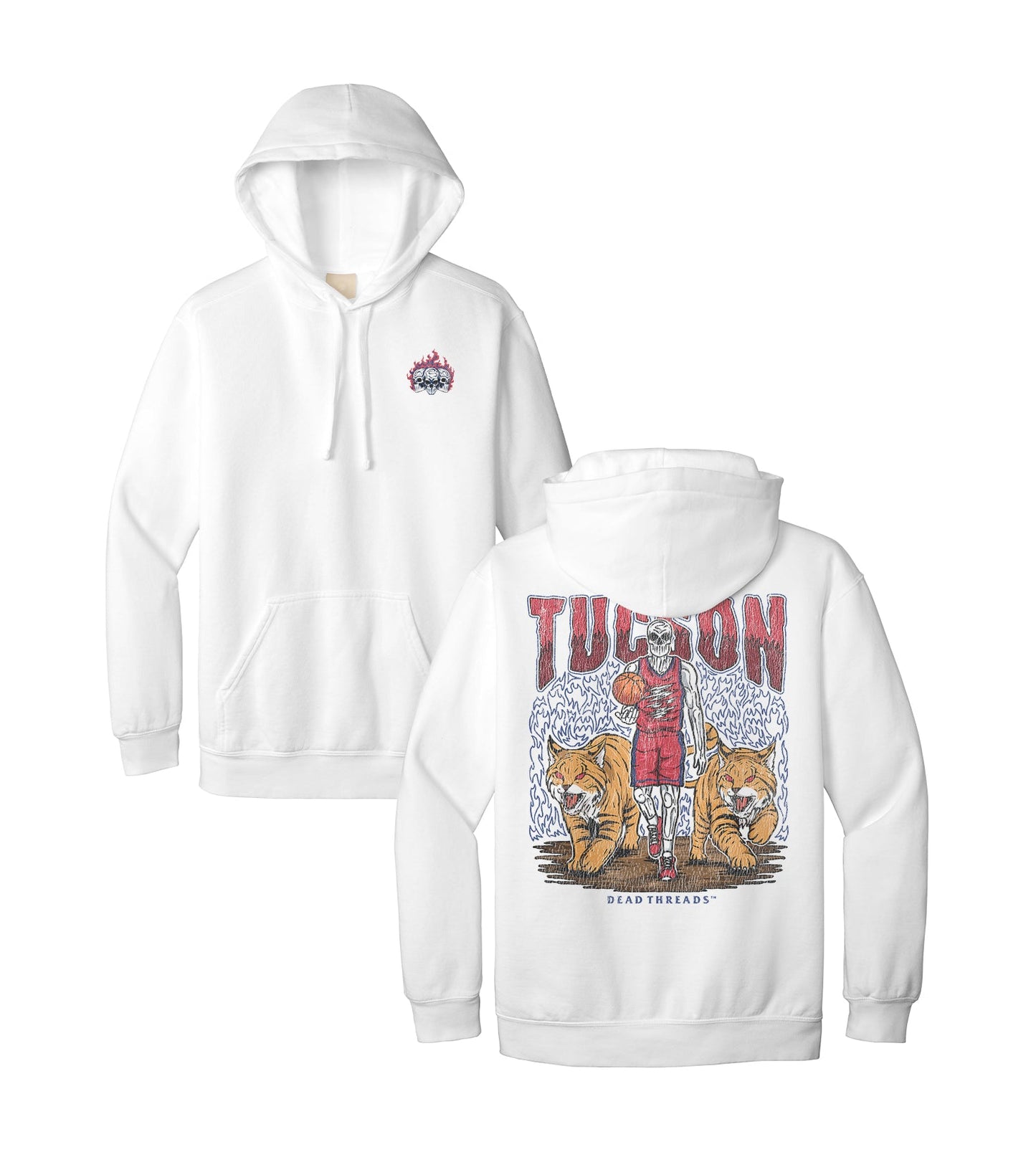 TUCSON BASKETBALL - HOODIE – Hoodie – Dead Threads Apparel