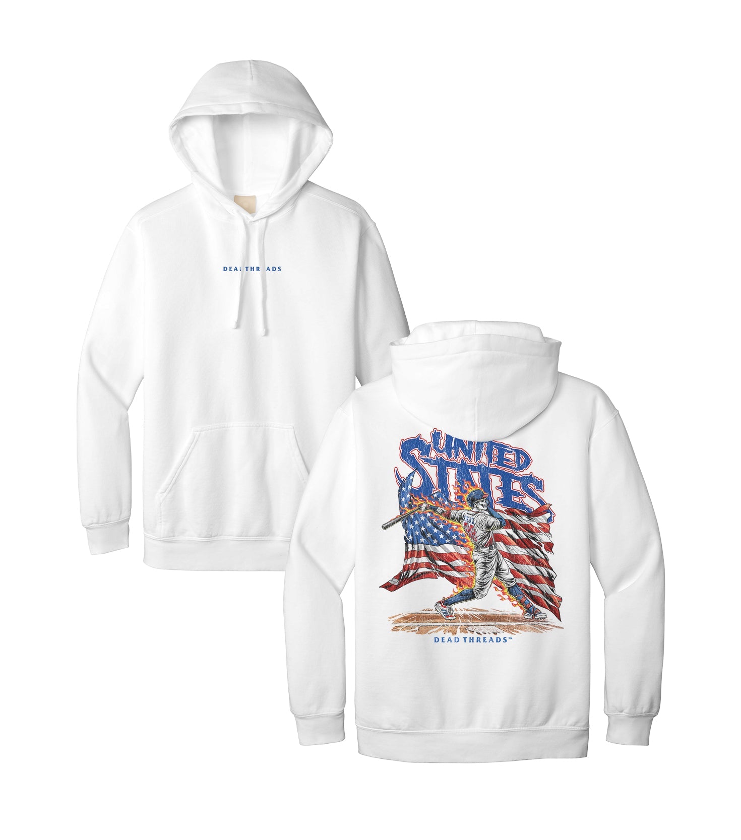 USA BASEBALL - “DT ESSENTIAL" HOODIE – Hoodie – Dead Threads Apparel