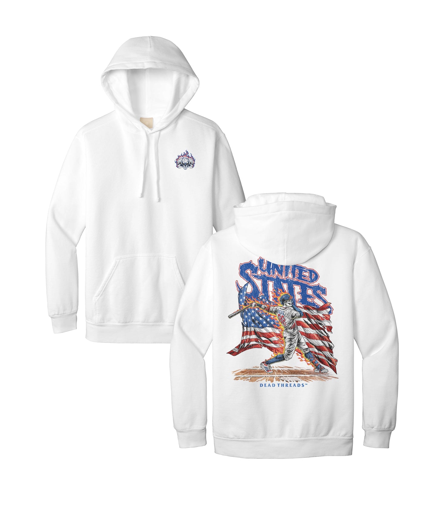 USA BASEBALL - HOODIE – Hoodie – Dead Threads Apparel