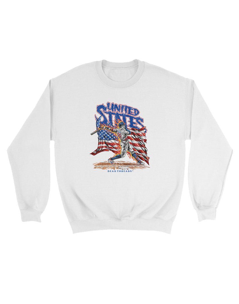 USA BASEBALL KIDS CREWNECK SWEATSHIRT – Kids clothes – Dead Threads Apparel