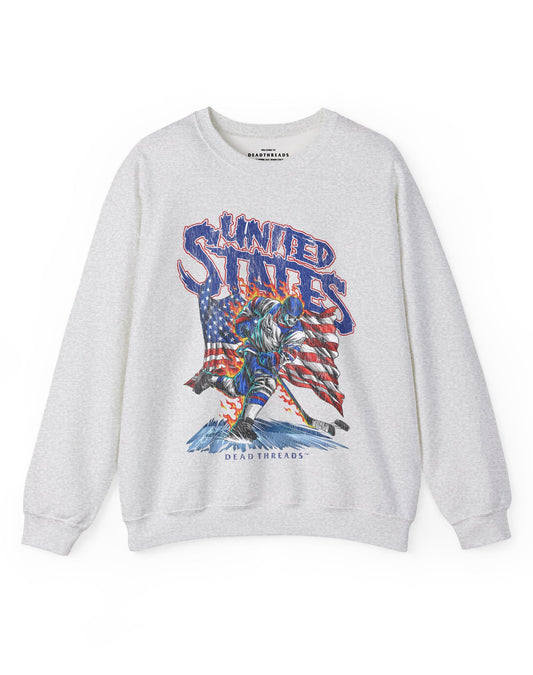 USA HOCKEY v1 CREWNECK SWEATSHIRT – Sweatshirt – Dead Threads Apparel