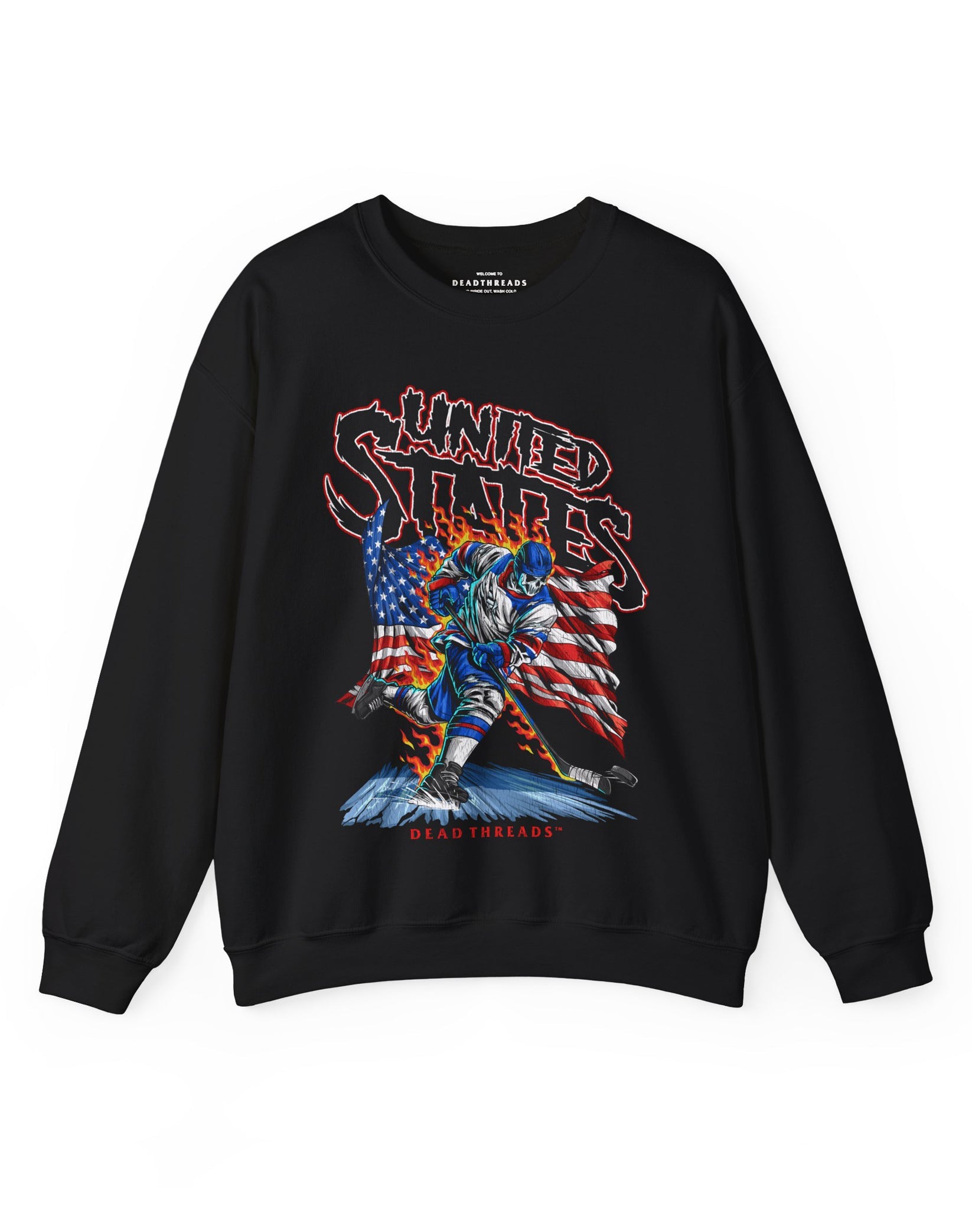 USA HOCKEY v1 CREWNECK SWEATSHIRT – Sweatshirt – Dead Threads Apparel