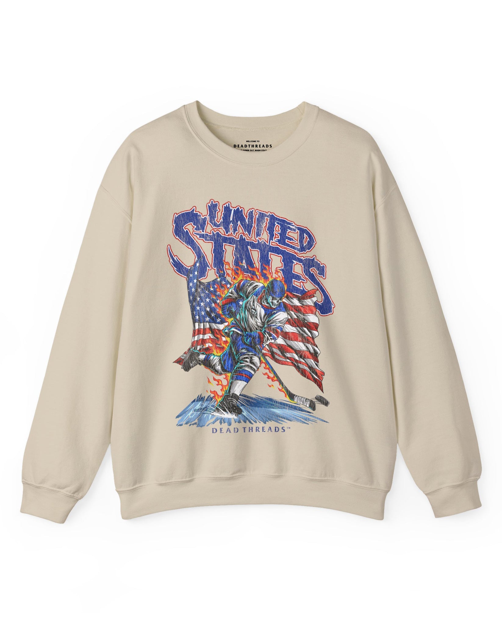 USA HOCKEY v1 CREWNECK SWEATSHIRT – Sweatshirt – Dead Threads Apparel