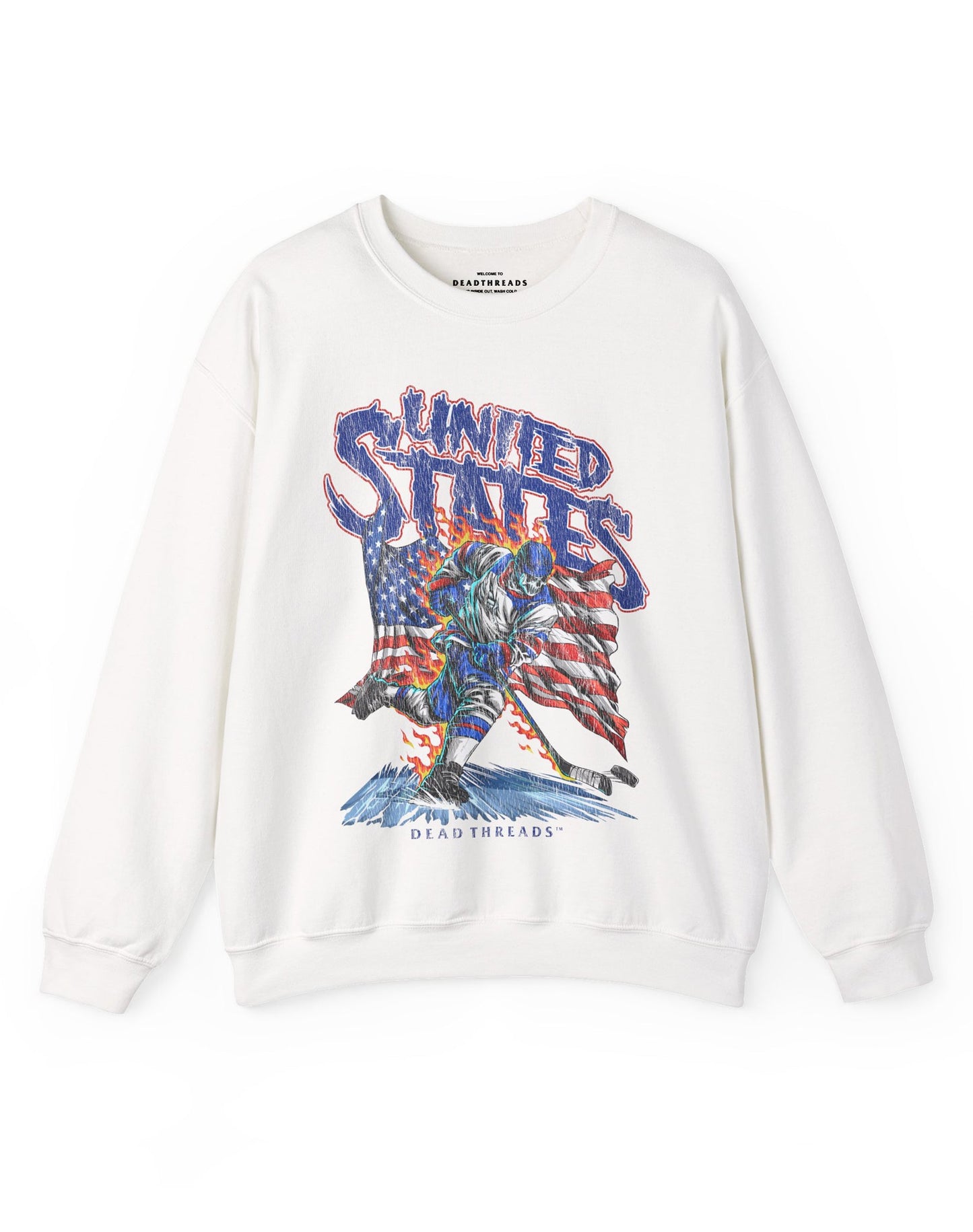 USA HOCKEY v1 CREWNECK SWEATSHIRT – Sweatshirt – Dead Threads Apparel