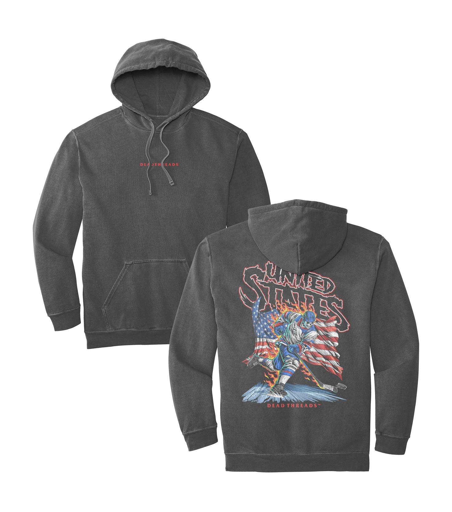 USA HOCKEY v1 - “DT ESSENTIAL" HOODIE (LIMITED) – Hoodie – Dead Threads Apparel