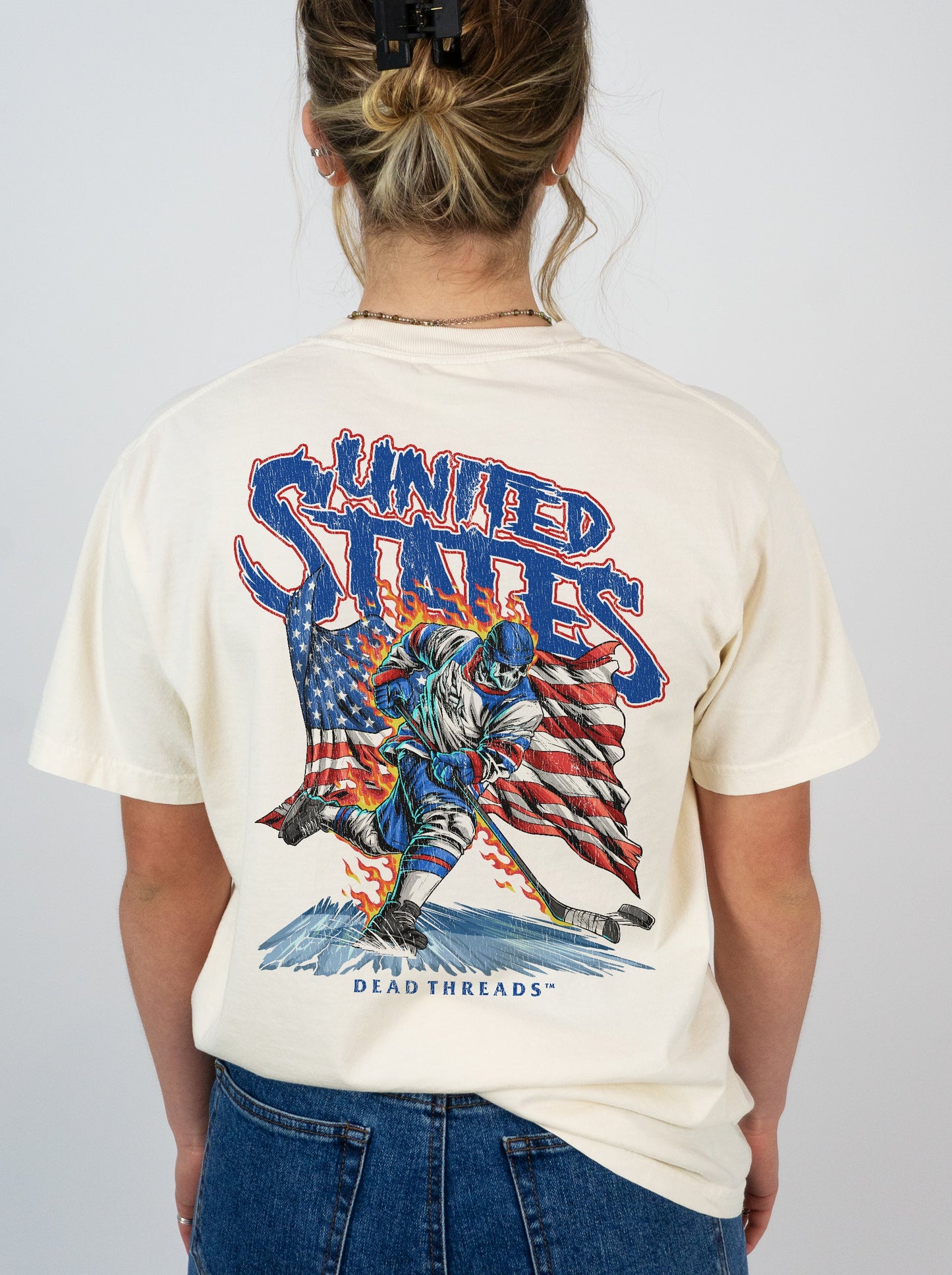 USA HOCKEY v1 - “DT ESSENTIAL" PREMIUM T - SHIRT (LIMITED) – T-Shirt – Dead Threads Apparel