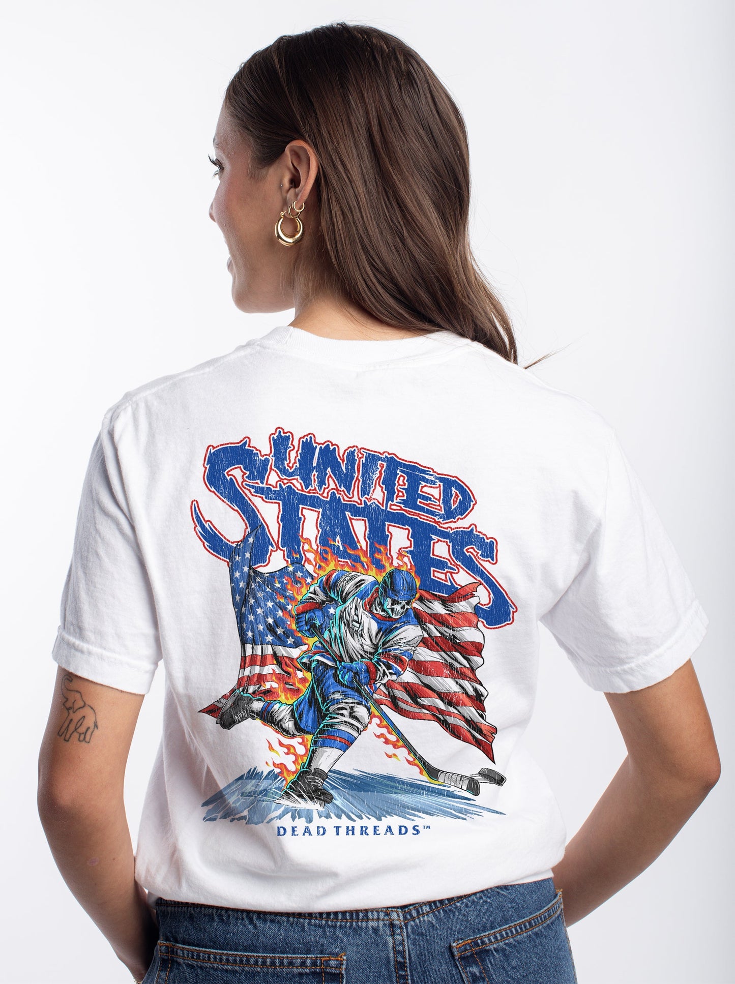 USA HOCKEY v1 - “DT ESSENTIAL" PREMIUM T - SHIRT (LIMITED) – T-Shirt – Dead Threads Apparel