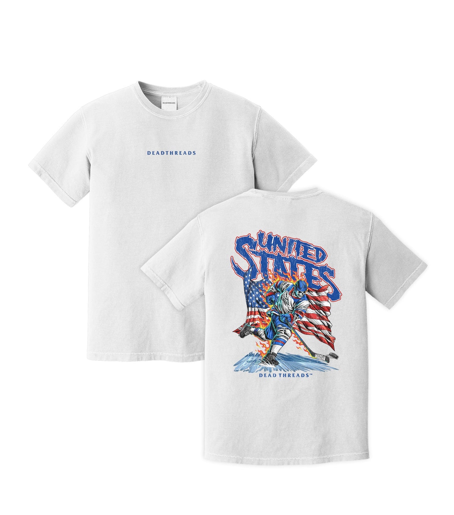 USA HOCKEY v1 - “DT ESSENTIAL" PREMIUM T - SHIRT (LIMITED) – T-Shirt – Dead Threads Apparel