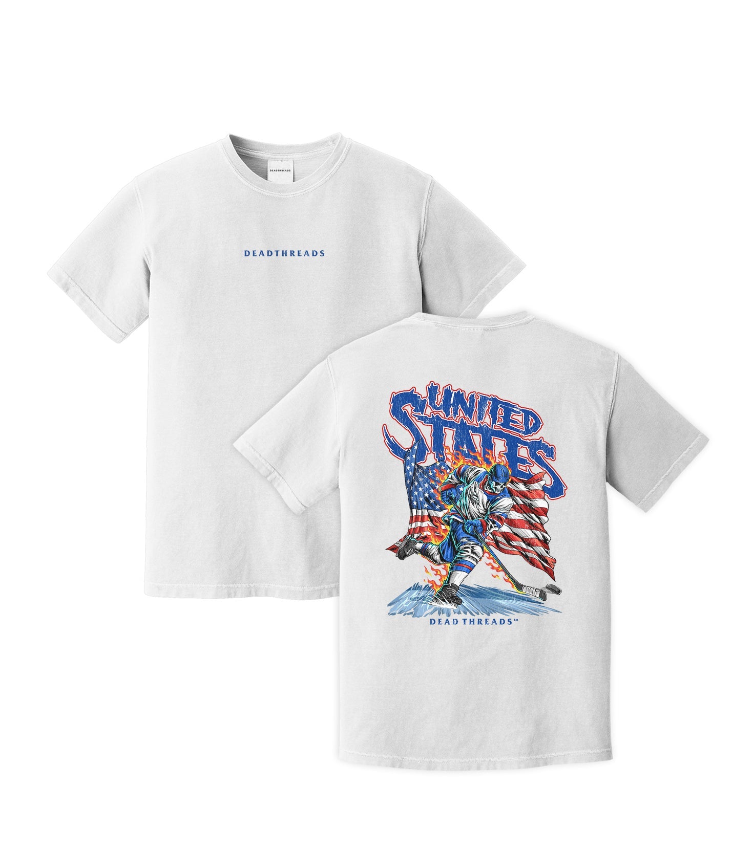 USA HOCKEY v1 - “DT ESSENTIAL" PREMIUM T - SHIRT (LIMITED) – T-Shirt – Dead Threads Apparel