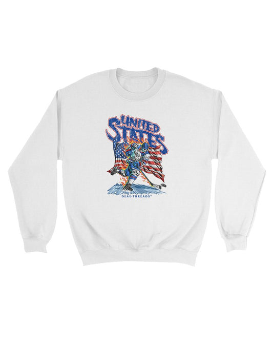 USA HOCKEY v1 KIDS CREWNECK SWEATSHIRT (LIMITED) – Kids clothes – Dead Threads Apparel