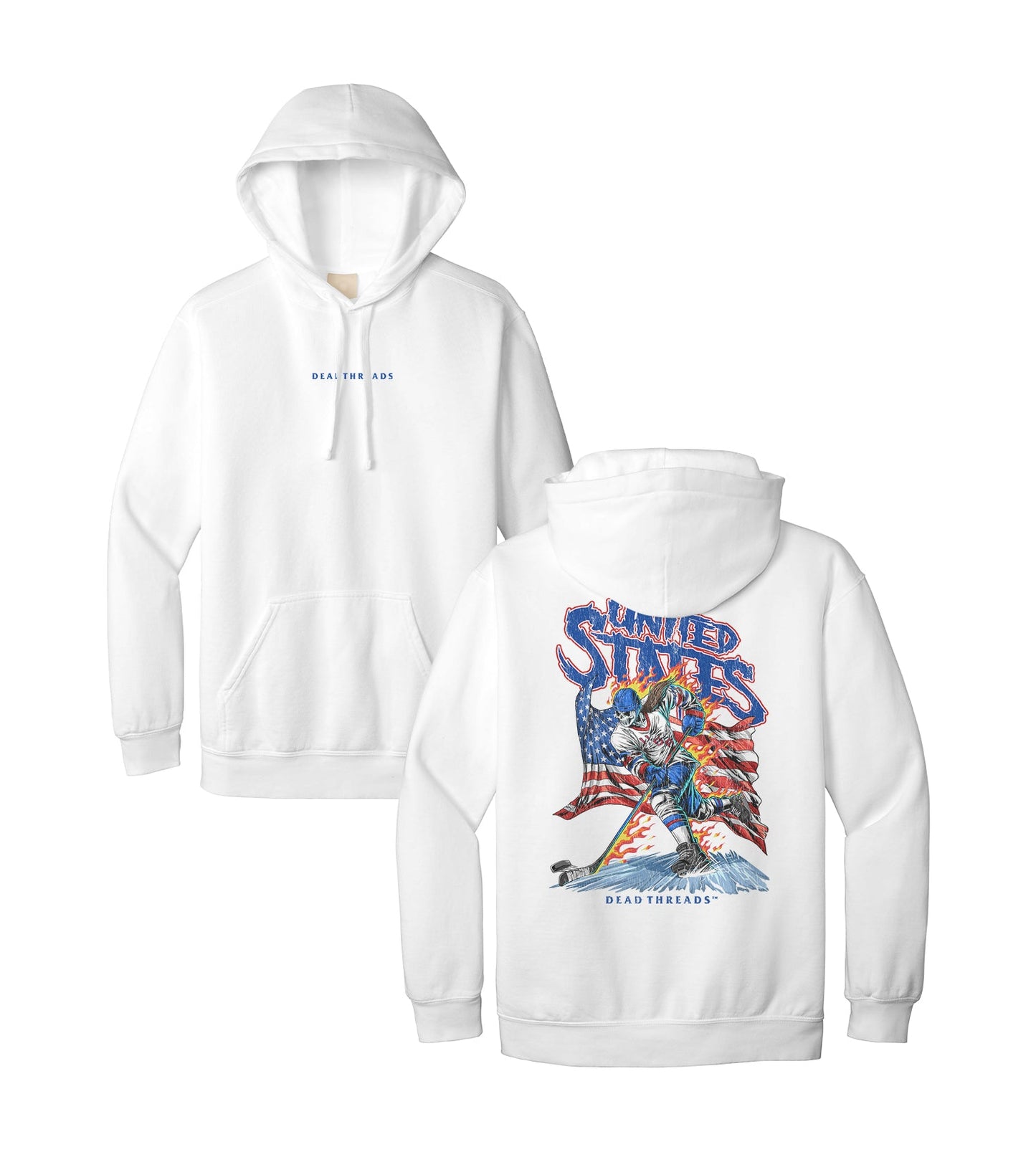 USA HOCKEY v1 (WOMEN) - “DT ESSENTIAL" HOODIE – Hoodie – Dead Threads Apparel
