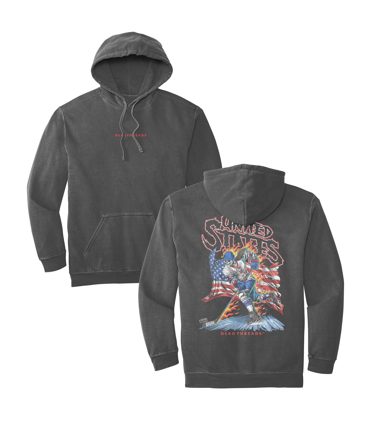 USA HOCKEY v1 (WOMEN) - “DT ESSENTIAL" HOODIE – Hoodie – Dead Threads Apparel