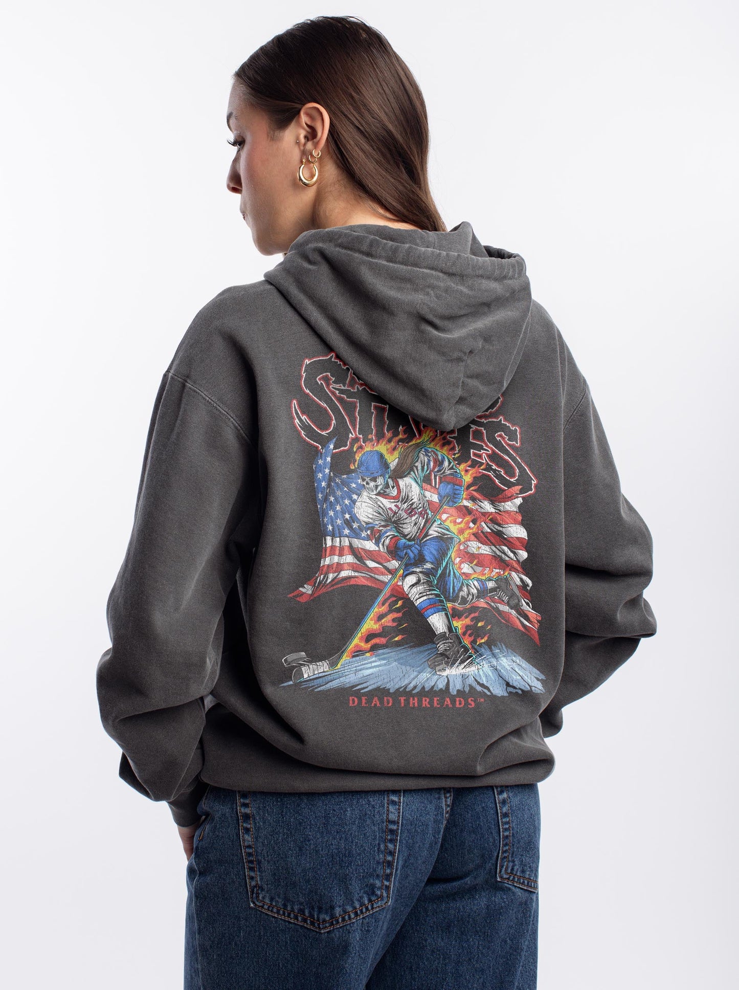 USA HOCKEY v1 (WOMEN) - HOODIE – Hoodie – Dead Threads Apparel