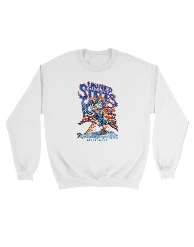USA HOCKEY v1 (WOMEN) KIDS CREWNECK SWEATSHIRT – Kids clothes – Dead Threads Apparel