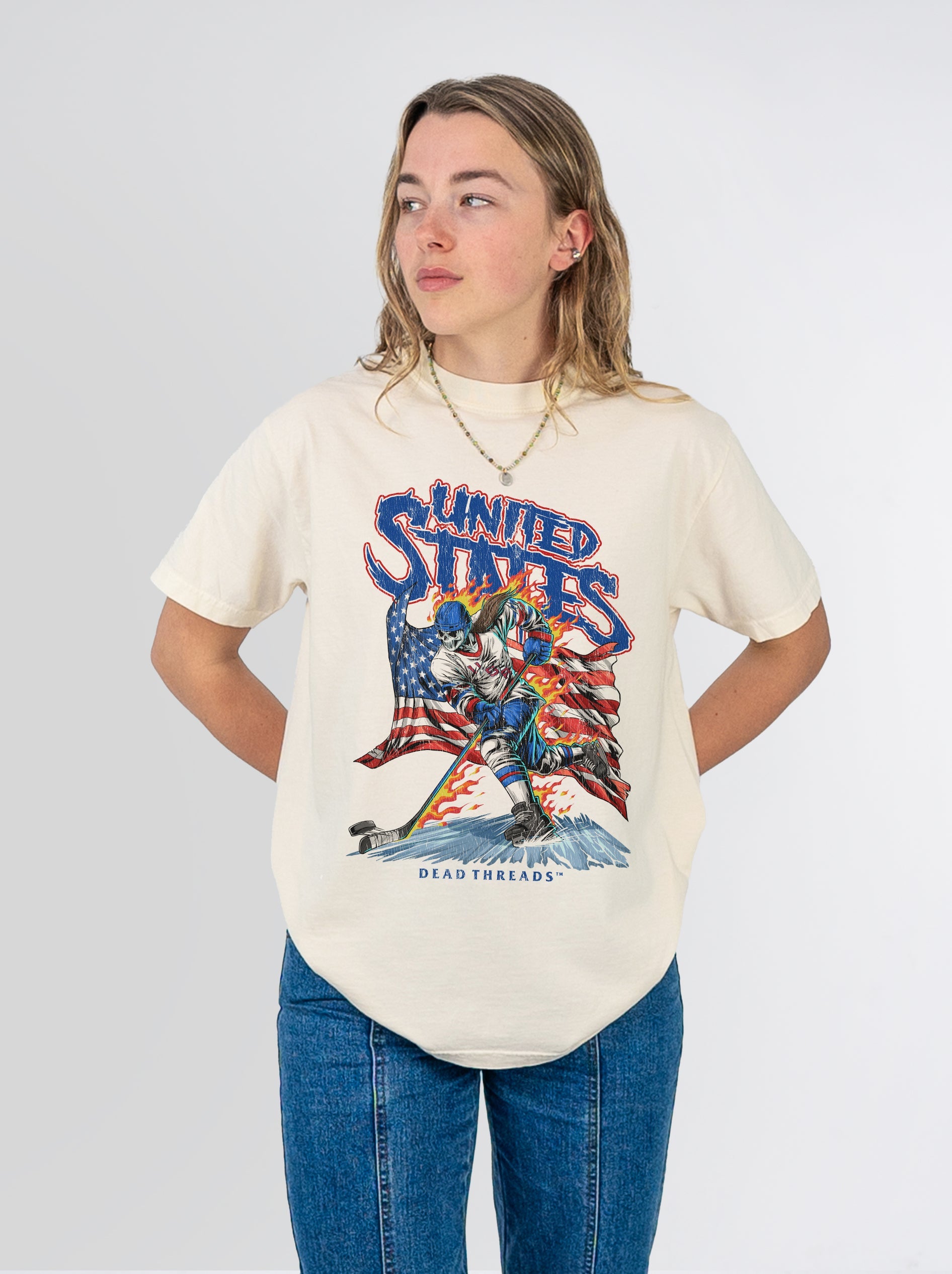 USA HOCKEY v1 (WOMEN) – T-Shirt – Dead Threads Apparel