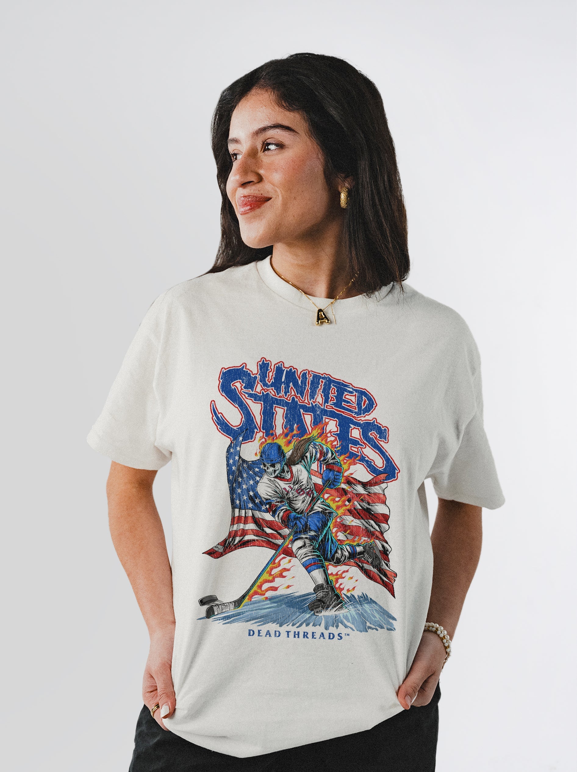 USA HOCKEY v1 (WOMEN) – T-Shirt – Dead Threads Apparel