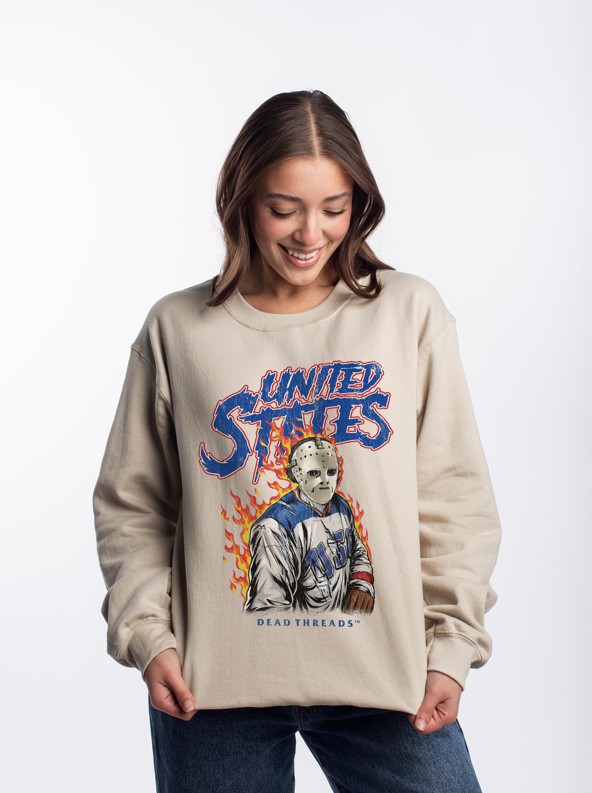 USA HOCKEY v2 CREWNECK SWEATSHIRT – Sweatshirt – Dead Threads Apparel