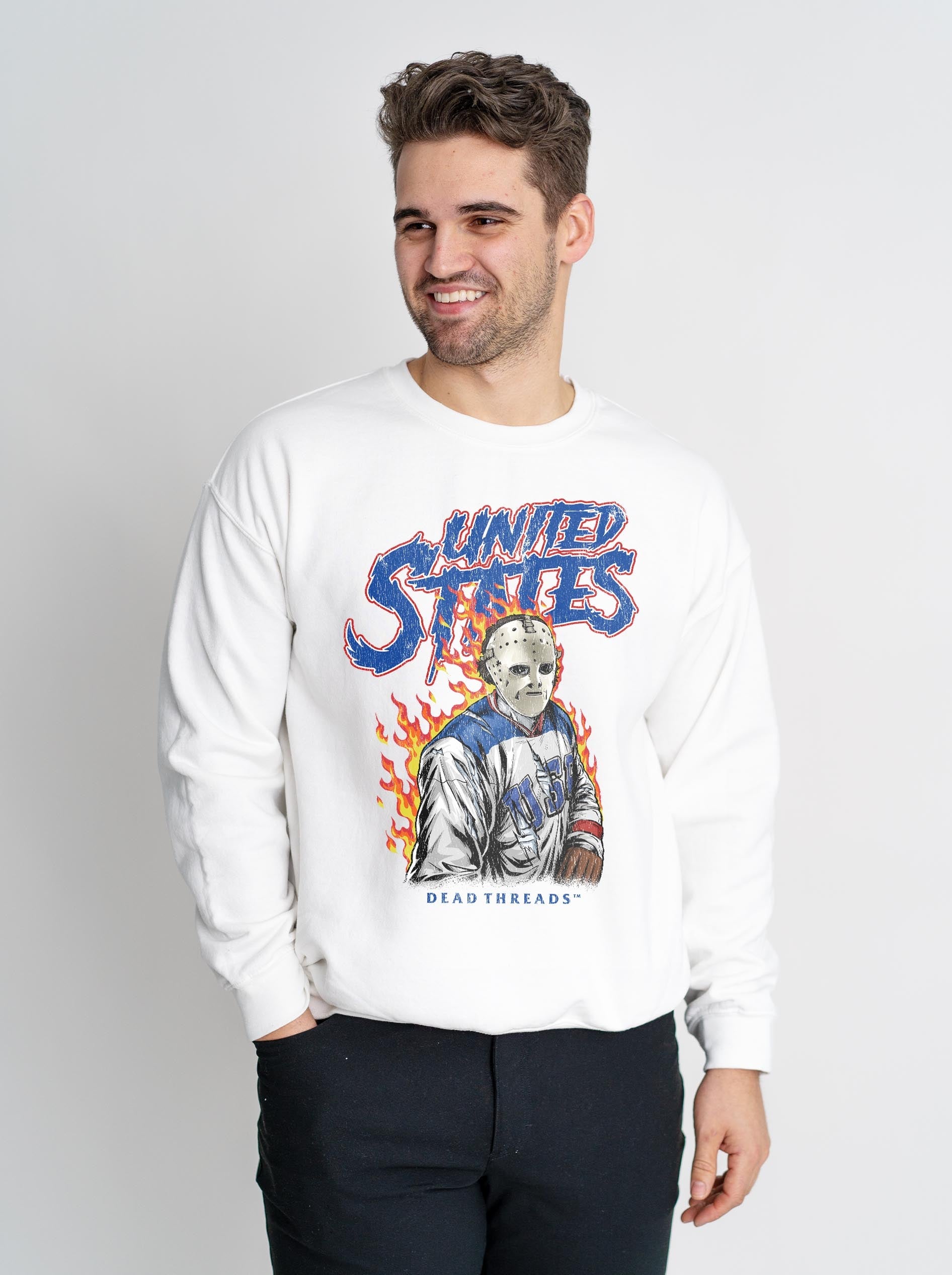 USA HOCKEY v2 CREWNECK SWEATSHIRT – Sweatshirt – Dead Threads Apparel