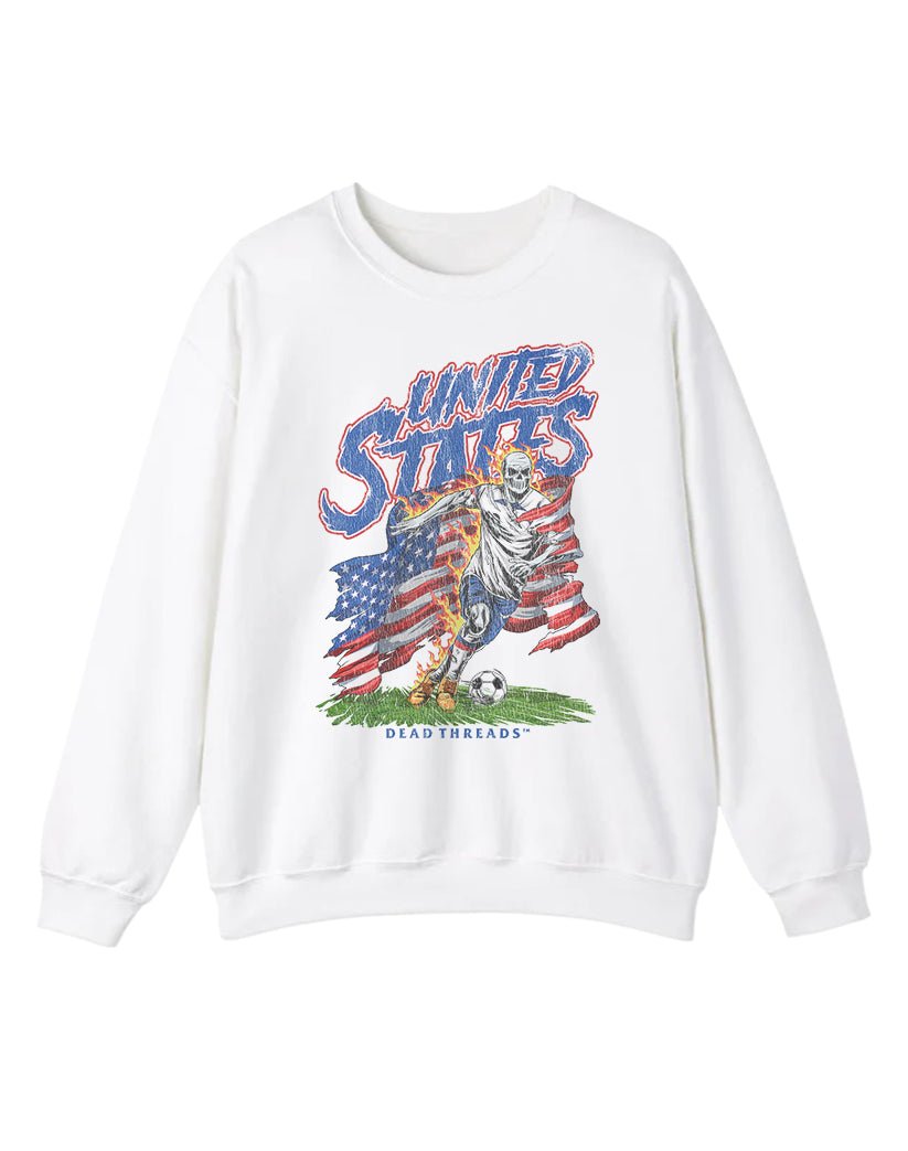 USA SOCCER CREWNECK SWEATSHIRT – Sweatshirt – Dead Threads Apparel