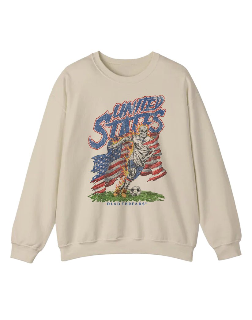 USA SOCCER CREWNECK SWEATSHIRT – Sweatshirt – Dead Threads Apparel
