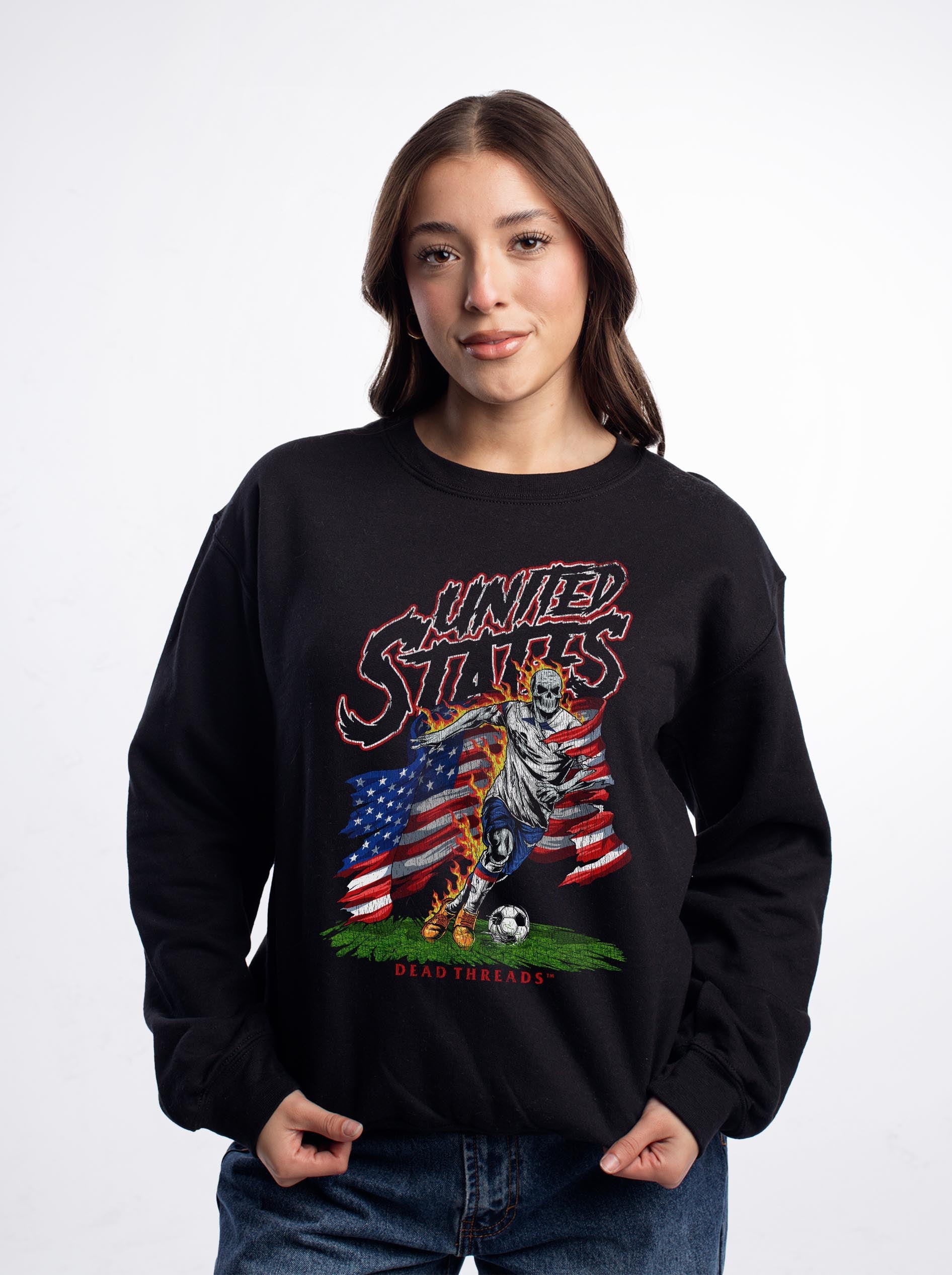 USA SOCCER CREWNECK SWEATSHIRT – Sweatshirt – Dead Threads Apparel