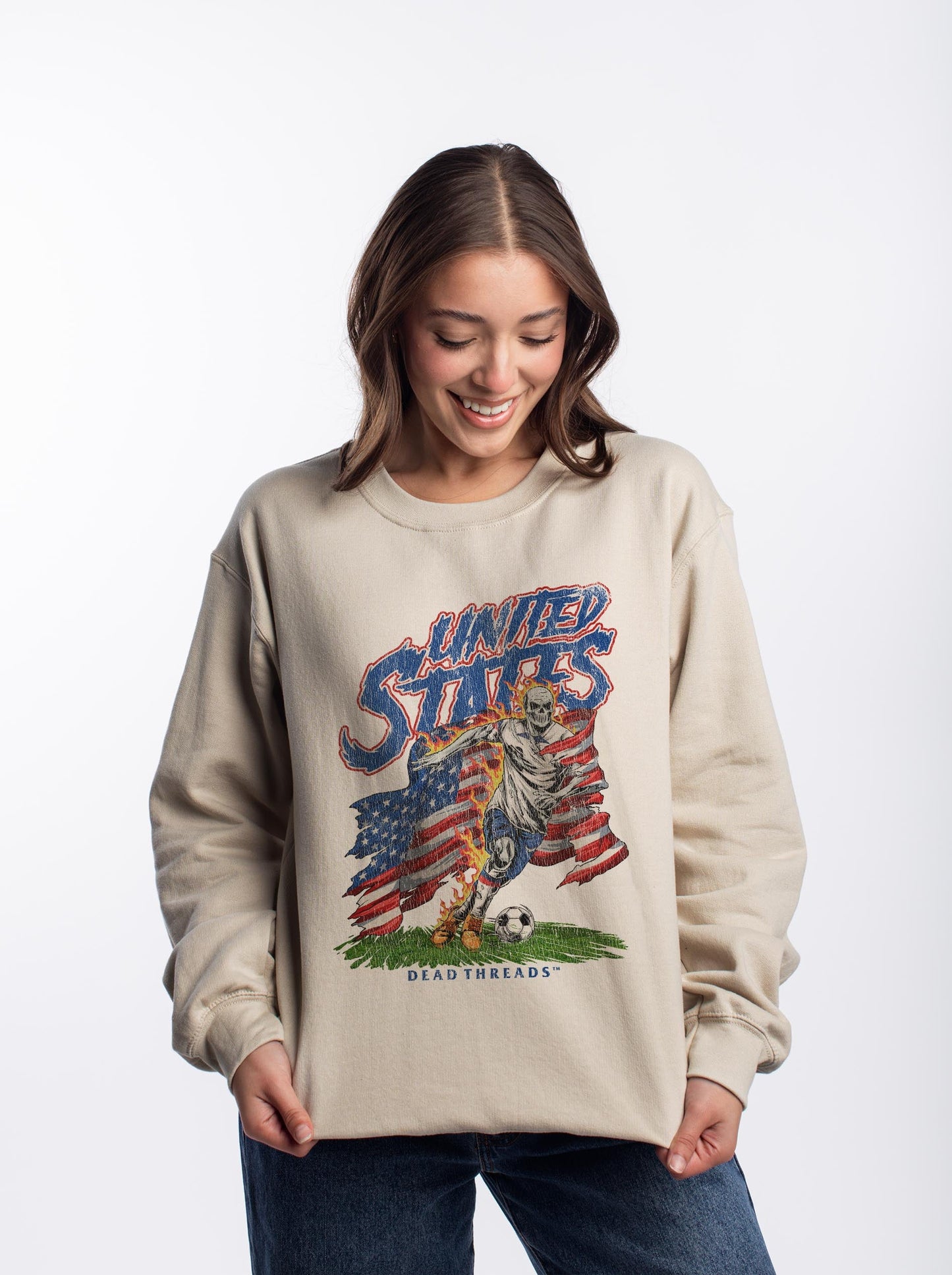 USA SOCCER CREWNECK SWEATSHIRT – Sweatshirt – Dead Threads Apparel