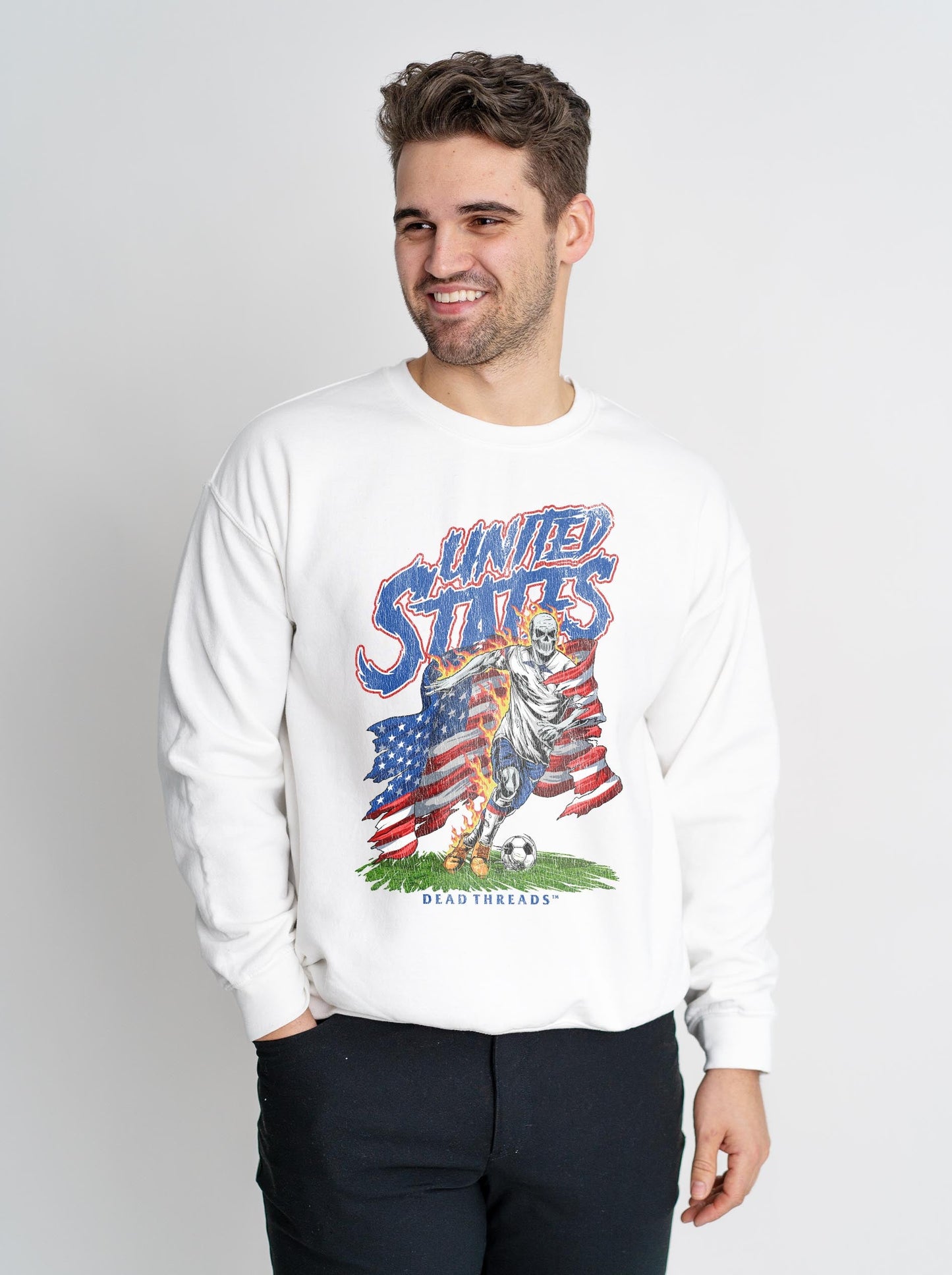 USA SOCCER CREWNECK SWEATSHIRT – Sweatshirt – Dead Threads Apparel