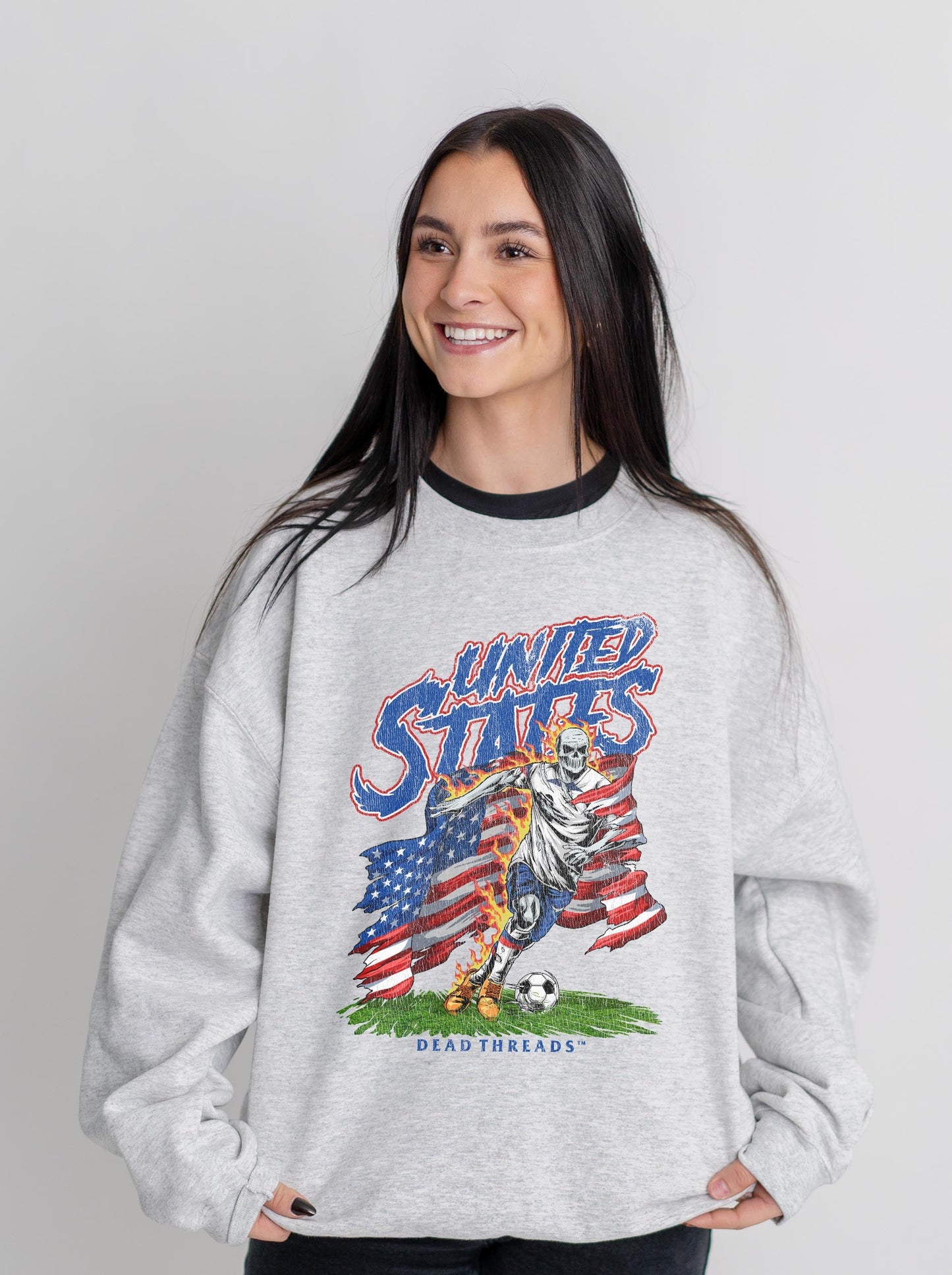 USA SOCCER CREWNECK SWEATSHIRT – Sweatshirt – Dead Threads Apparel