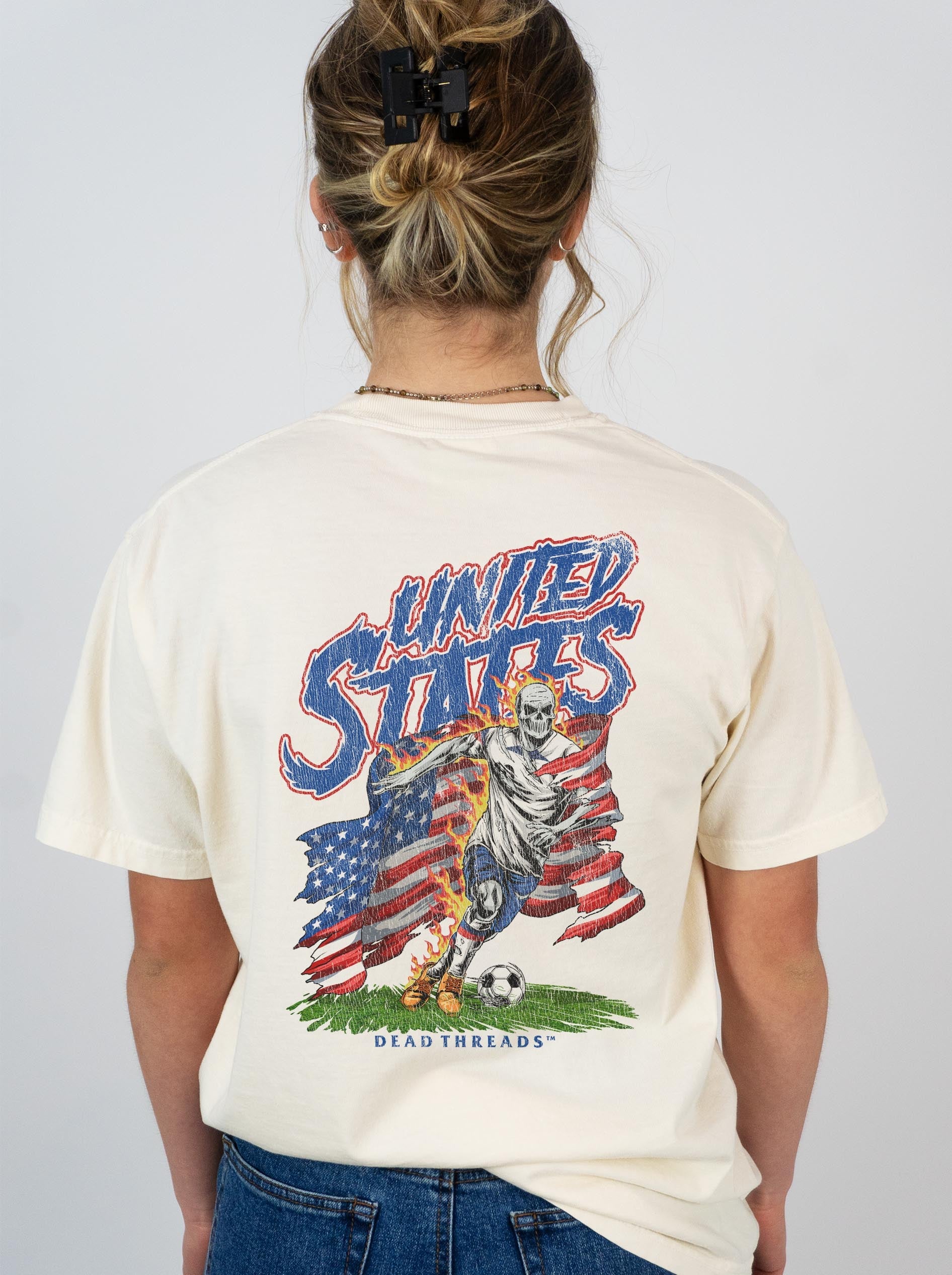 USA SOCCER - “DT ESSENTIAL" PREMIUM T - SHIRT – T-Shirt – Dead Threads Apparel