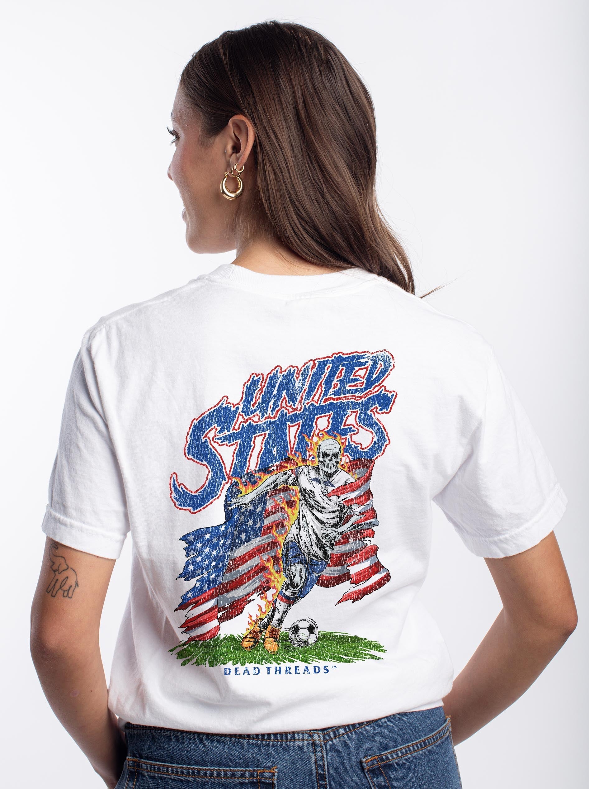 USA SOCCER - “DT ESSENTIAL" PREMIUM T - SHIRT – T-Shirt – Dead Threads Apparel