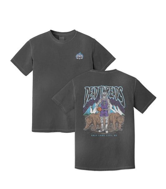UTAH BASKETBALL - “3 SKULL” PREMIUM T-SHIRT – T-Shirt – Dead Threads Apparel