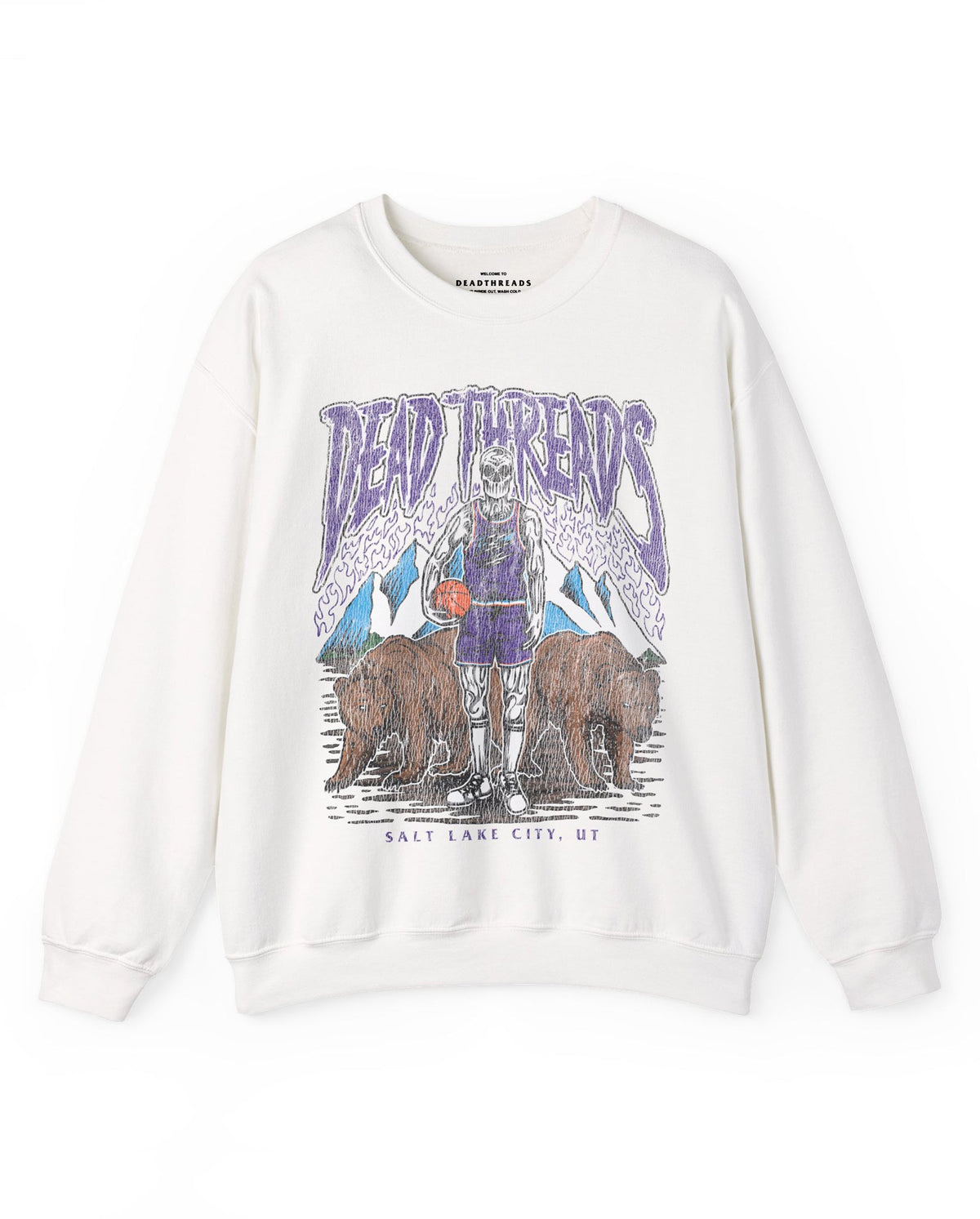 UTAH BASKETBALL - CREWNECK SWEATSHIRT – Sweatshirt – Dead Threads Apparel