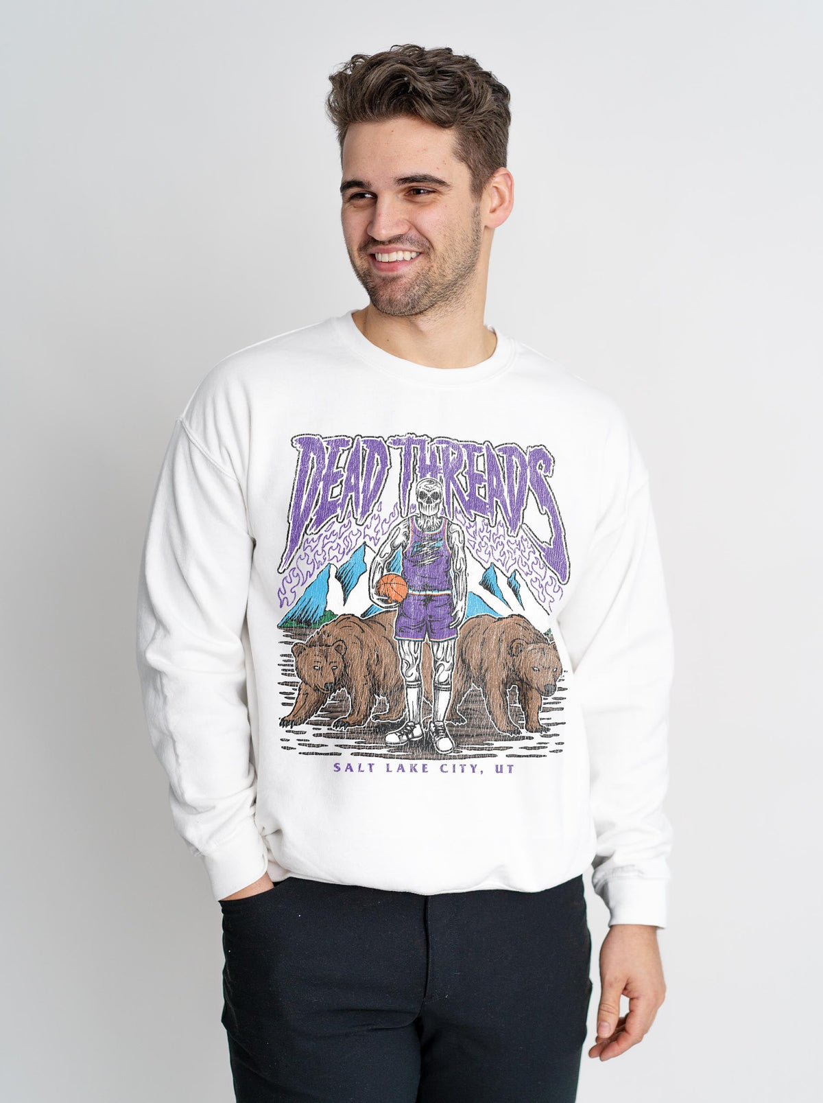 UTAH BASKETBALL - CREWNECK SWEATSHIRT – Sweatshirt – Dead Threads Apparel