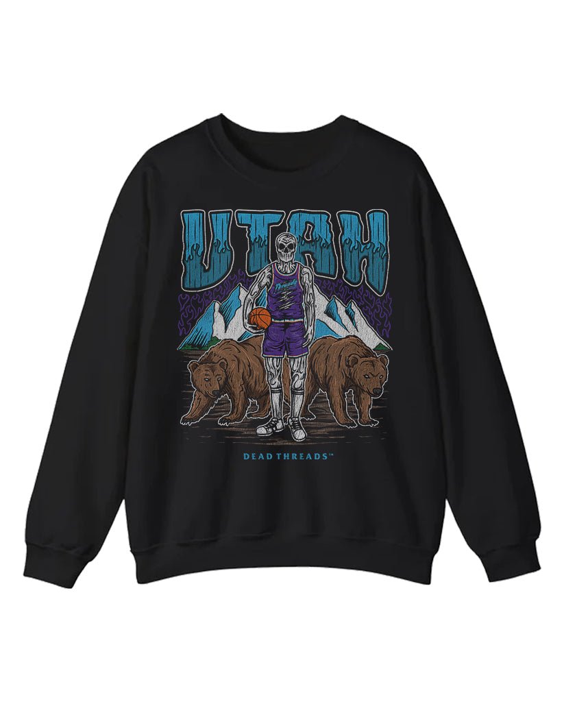 UTAH BASKETBALL CREWNECK SWEATSHIRT – Sweatshirt – Dead Threads Apparel