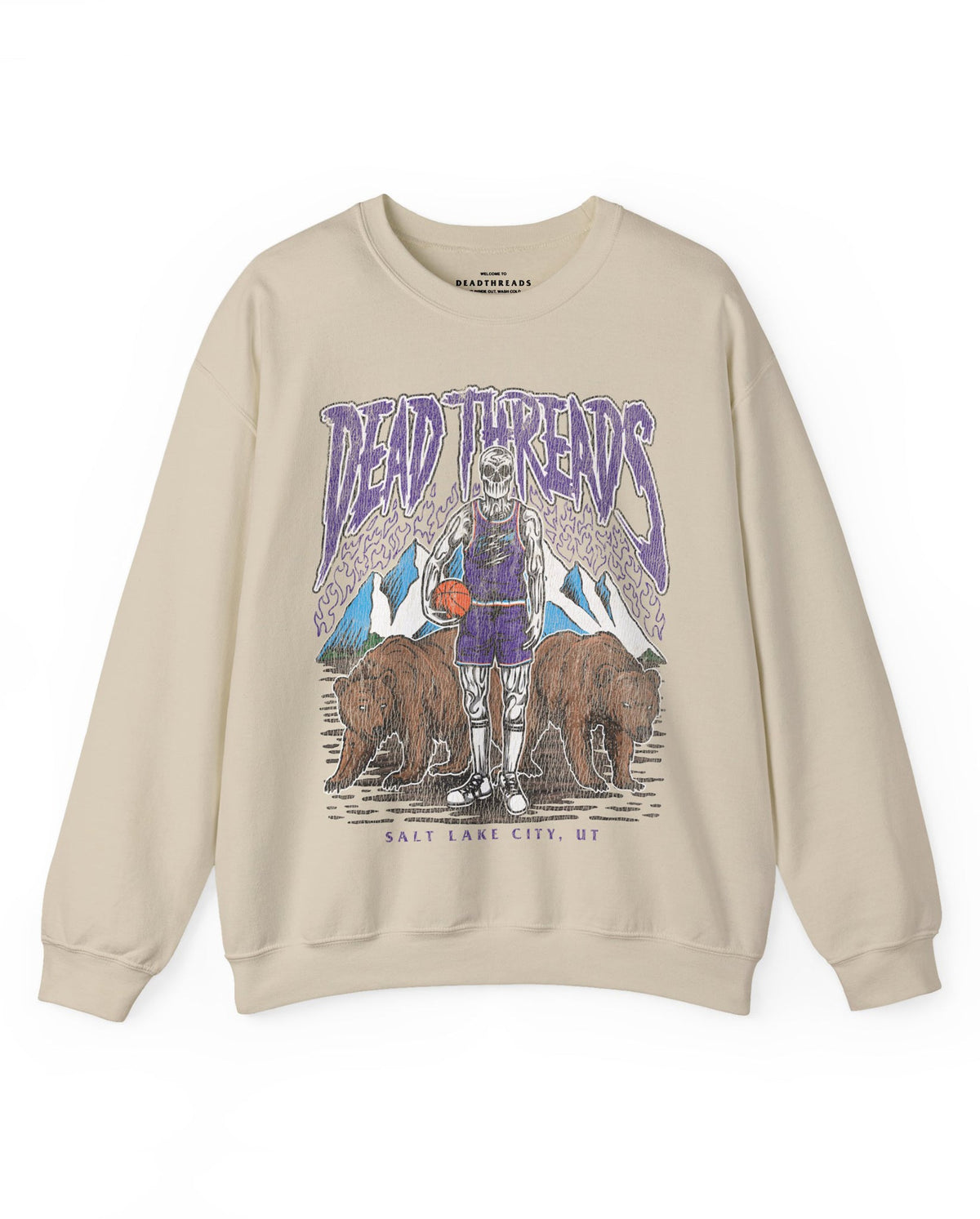 UTAH BASKETBALL - CREWNECK SWEATSHIRT – Sweatshirt – Dead Threads Apparel