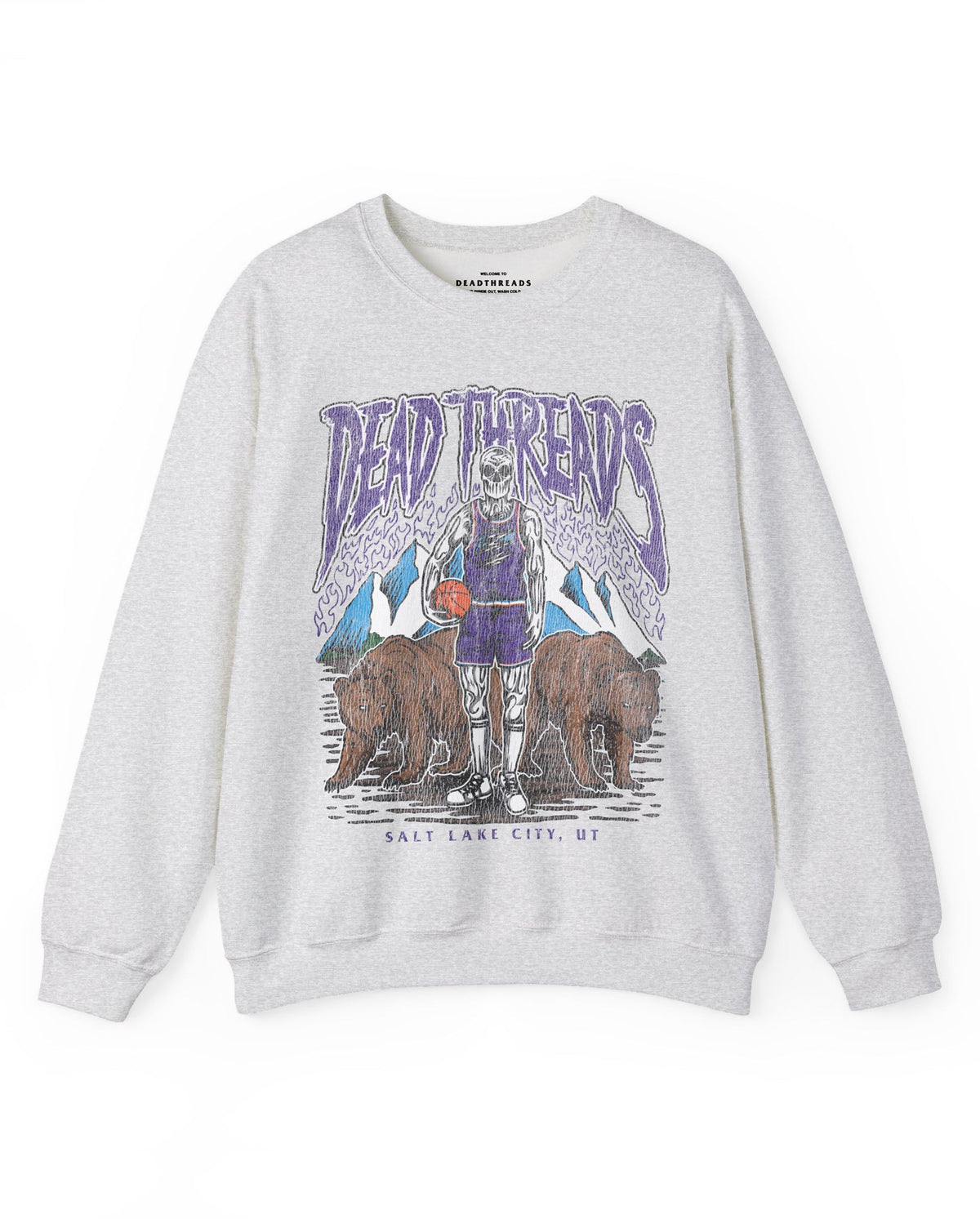 UTAH BASKETBALL - CREWNECK SWEATSHIRT – Sweatshirt – Dead Threads Apparel