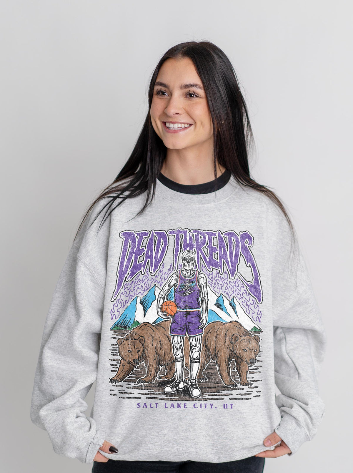 UTAH BASKETBALL - CREWNECK SWEATSHIRT – Sweatshirt – Dead Threads Apparel