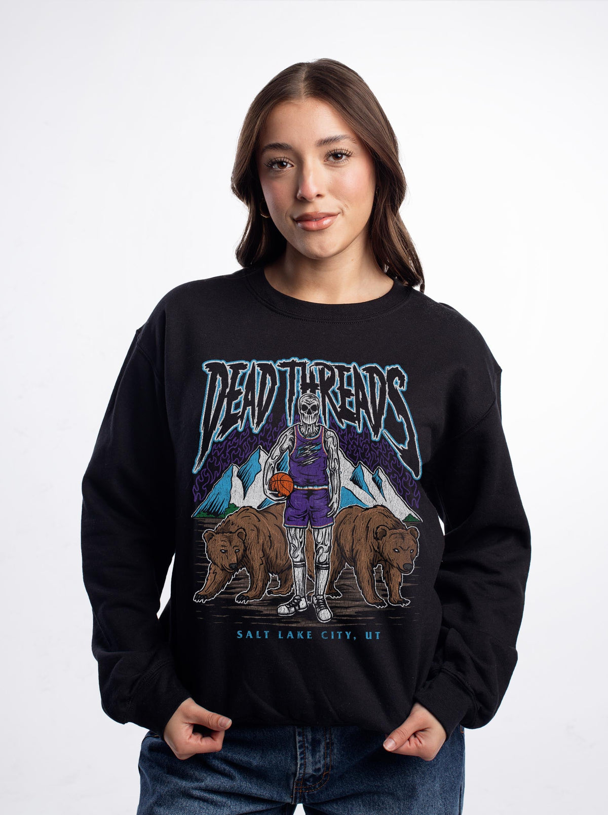 UTAH BASKETBALL - CREWNECK SWEATSHIRT – Sweatshirt – Dead Threads Apparel