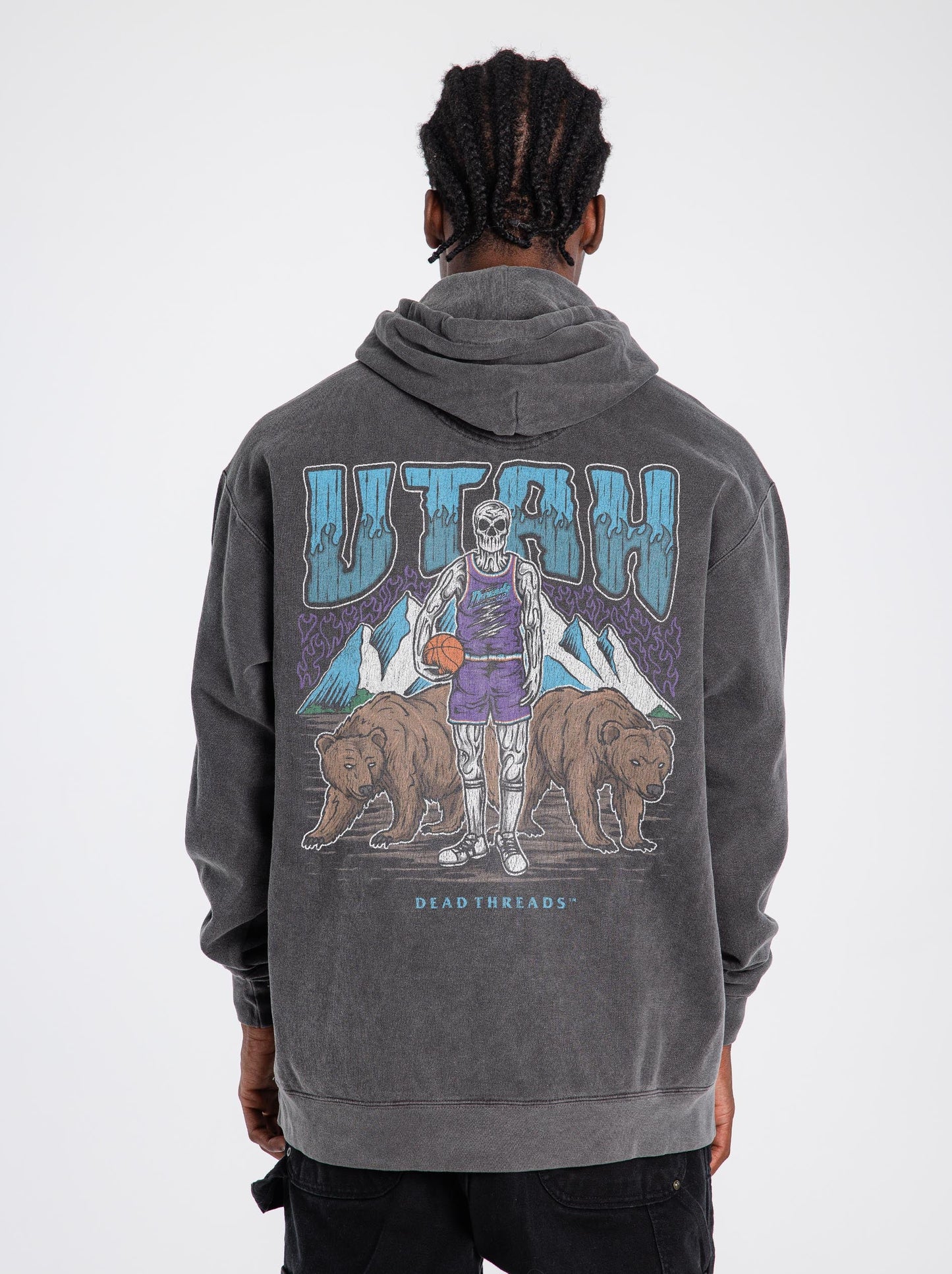 UTAH BASKETBALL - “DT ESSENTIAL" HOODIE – Hoodie – Dead Threads Apparel