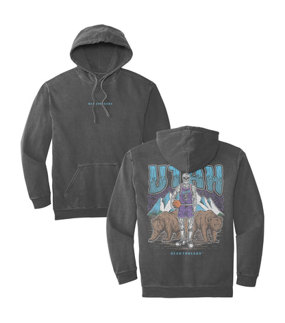 UTAH BASKETBALL - “DT ESSENTIAL" HOODIE – Hoodie – Dead Threads Apparel