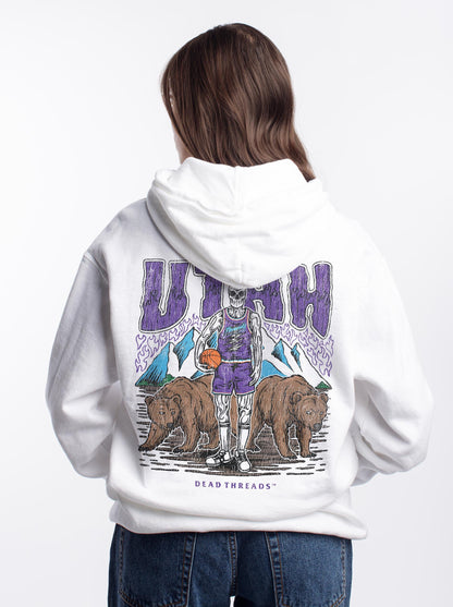 UTAH BASKETBALL - “DT ESSENTIAL" HOODIE – Hoodie – Dead Threads Apparel