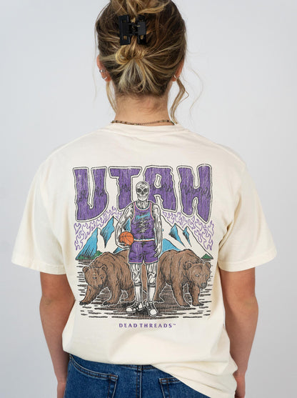 UTAH BASKETBALL - “DT ESSENTIAL" PREMIUM T - SHIRT – T-Shirt – Dead Threads Apparel