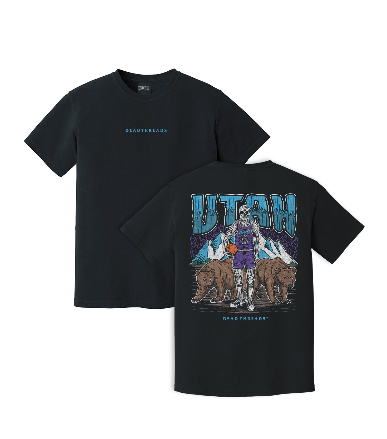 UTAH BASKETBALL - “DT ESSENTIAL" PREMIUM T - SHIRT – T-Shirt – Dead Threads Apparel