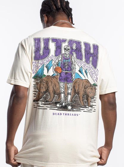 UTAH BASKETBALL - “DT ESSENTIAL" PREMIUM T - SHIRT – T-Shirt – Dead Threads Apparel