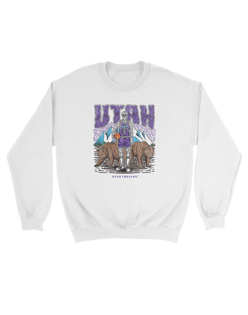 UTAH BASKETBALL KIDS CREWNECK SWEATSHIRT – Kids clothes – Dead Threads Apparel